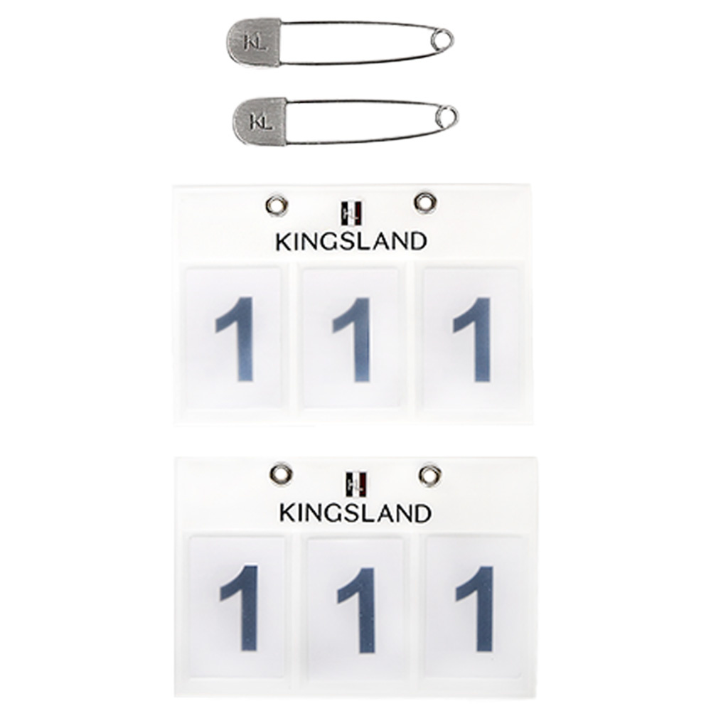 Nummerplaat Classic 2-pack Wit