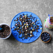 Slikmat Graze Maze Lick Mat Niveau 1 Blauw Slikmat Graze Maze Lick Mat Niveau 1 Blauw