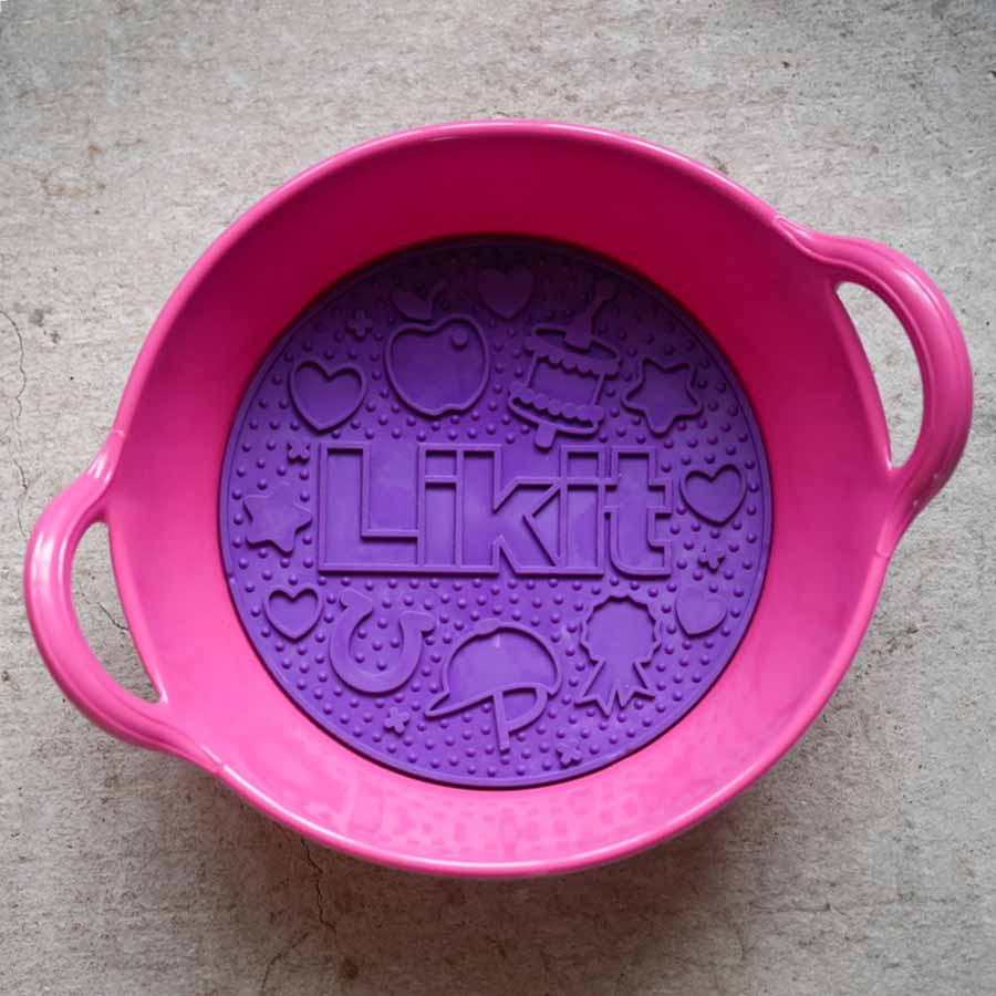 Slikmat Graze Maze Lick Mat Niveau 1 Lavendel
