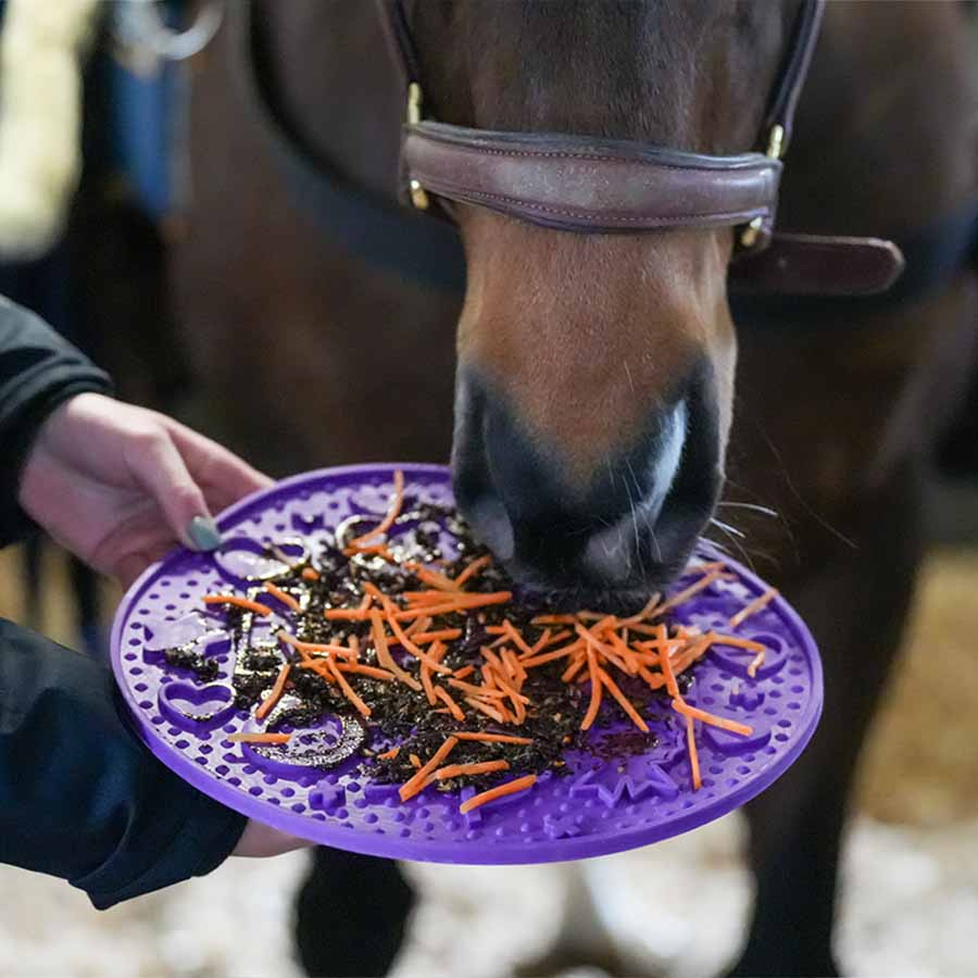 Slikmat Graze Maze Lick Mat Niveau 1 Lavendel