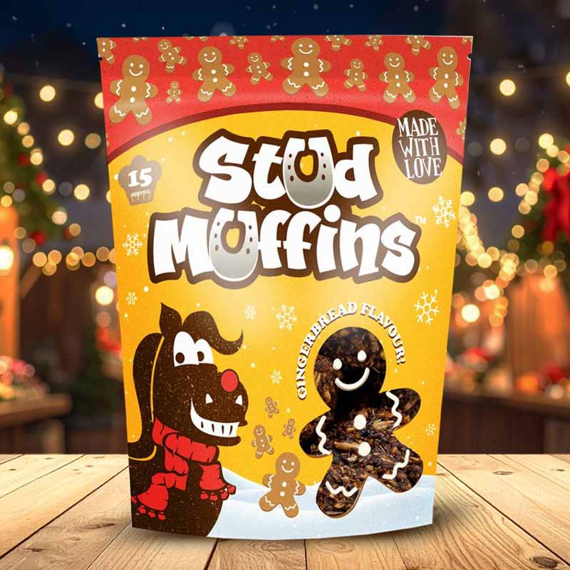 Paardensnoepjes Stud Muffins Gingerbread 15st