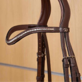 Frontriem V-vorm Silver Clincher New English Collection Bruin Frontriem V-vorm Silver Clincher New English Collection Bruin