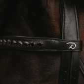 Frontriem V-form Black Swarovski New English Collection Zwart Frontriem V-form Black Swarovski New English Collection Zwart