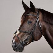 Hoofdstel Mexicaanse neusriem Plaited New English Collection Zwart Hoofdstel Mexicaanse neusriem Plaited New English Collection Zwart