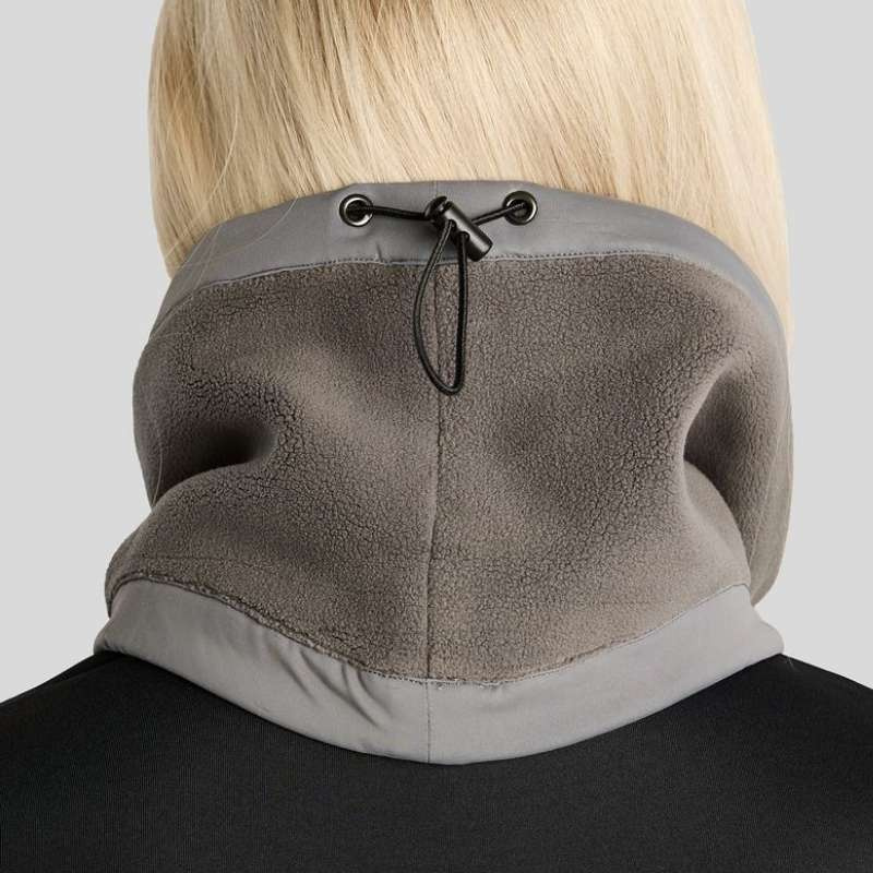 Halskraag MoEllie Fleece Crystals Grijs