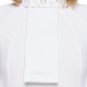 Plastron Crystal Leaf Frena Wit/Light Chrome Plastron Crystal Leaf Frena Wit/Light Chrome