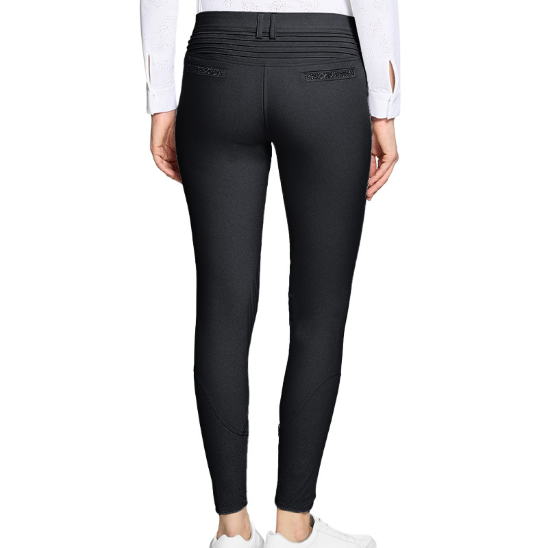 Rijbroeken Adele Knee Grip Zwart