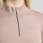Trainingstop MoMegan Polo Long Sleeve Pearl Grey Trainingstop MoMegan Polo Long Sleeve Pearl Grey