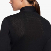 Wedstrijdshirt R-EVO Premier Tech Wool Rits Polo Zwart