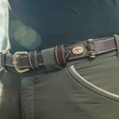 Riem Flat Leather Bruin Riem Flat Leather Bruin
