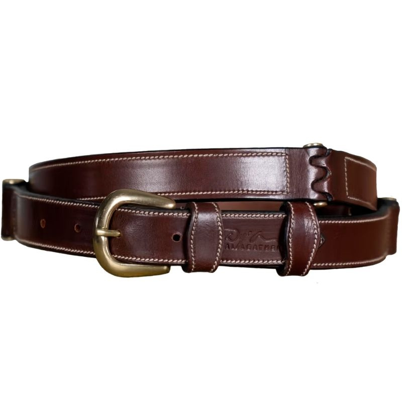 Riem Flat Leather Bruin