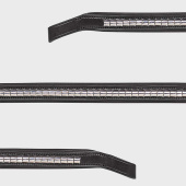 Frontriem Klinker Zwart/Zilver Frontriem Klinker Zwart/Zilver
