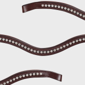 Frontriem Strass U-vorm Bruin Frontriem Strass U-vorm Bruin