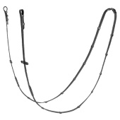 Teugels Anti-Slip Leder/Rubber Zwart Teugels Anti-Slip Leder/Rubber Zwart