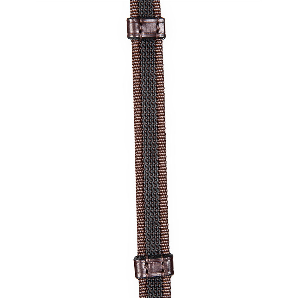 Teugels Anti-Slip Leder/Rubber Bruin