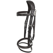 Hoofdstel Ready To Ride met Patroonstiksel Zwart Hoofdstel Ready To Ride met Patroonstiksel Zwart