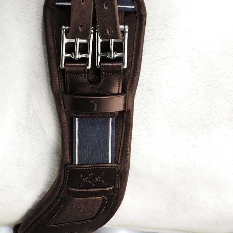 Dressuursingel Micklem Comfort Bruin