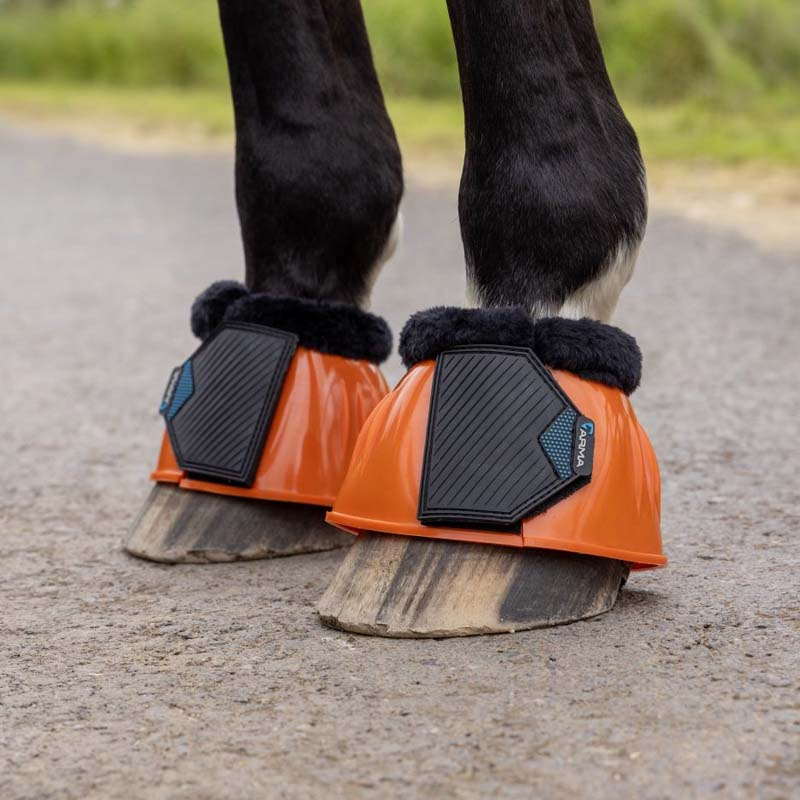 Springschoenen Glossy PVC Fleece Oranje