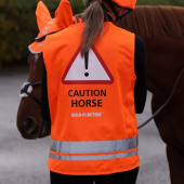 Reflectievest Caution Horse Oranje Reflectievest Caution Horse Oranje