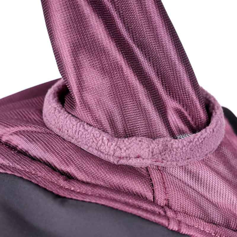 Vliegenmasker Deluxe with Ears & Nose Bordeaux