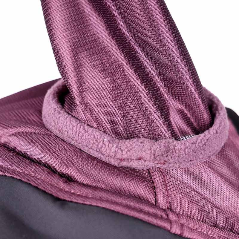 Vliegenmasker Deluxe with Ears & Nose Fringe Bordeaux