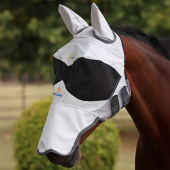 Vliegenmasker Sun Shade with Ears & Nose Wit Vliegenmasker Sun Shade with Ears & Nose Wit