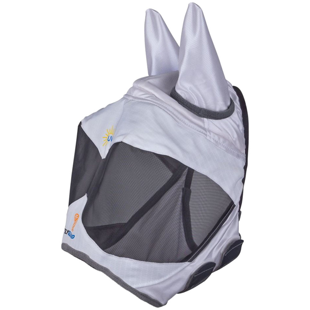 Vliegenmasker Sun Shade with Ears Wit