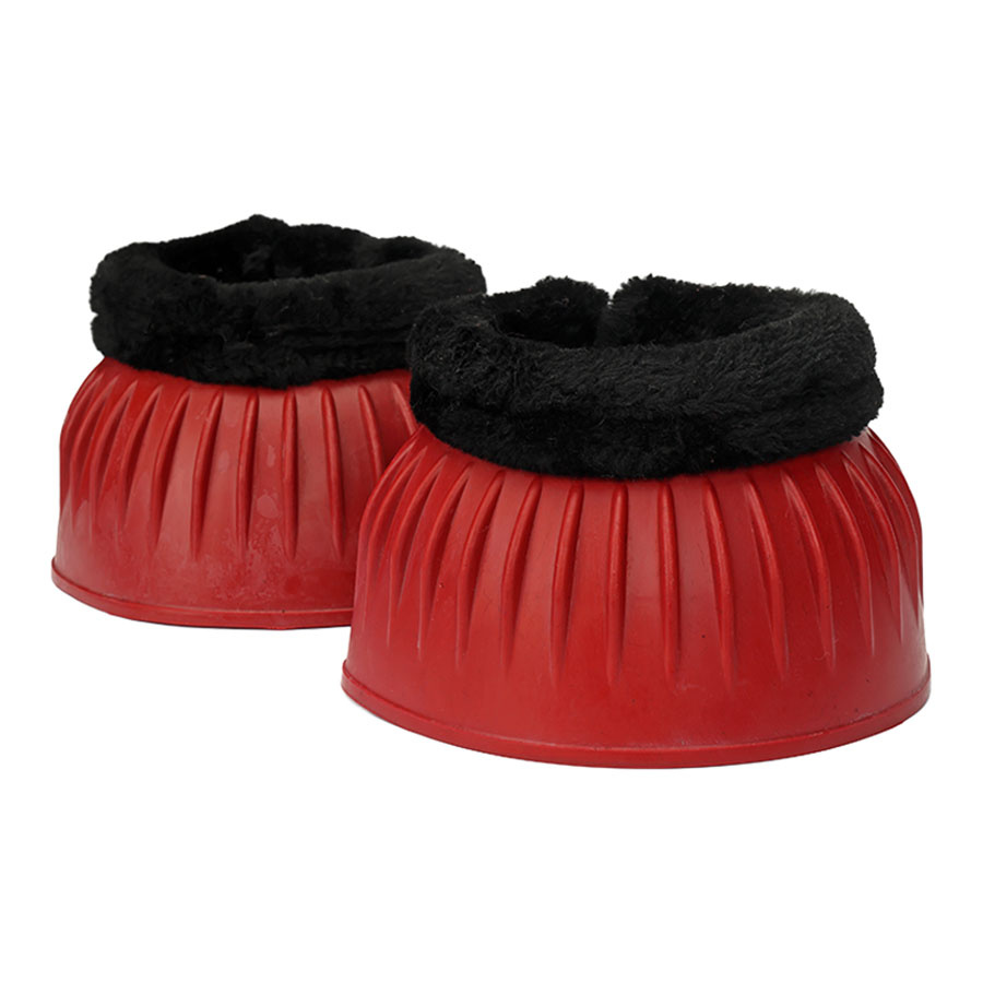 Rubberen Springschoenen met Fleece Voering Rood