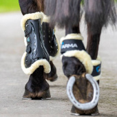 Carbon Fleece Peesbeschermers Voor Zwart Carbon Fleece Peesbeschermers Voor Zwart
