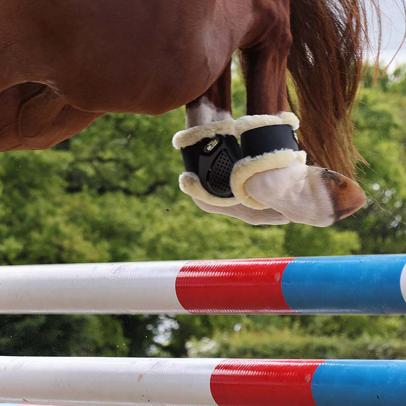 Strijklappen Oxi-Zone Air Motion SupaFleece Zwart/Natuur