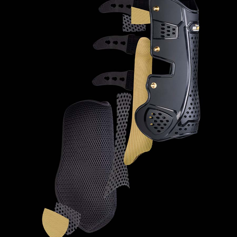 Peesbeschermers Oxi-Zone Air Motion Allround Zwart