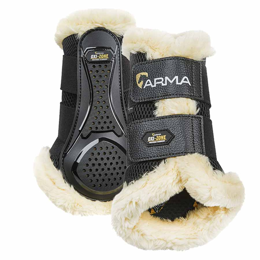 Beenbeschermers Oxi-Zone Air Motion SupaFleece Zwart/Natuur