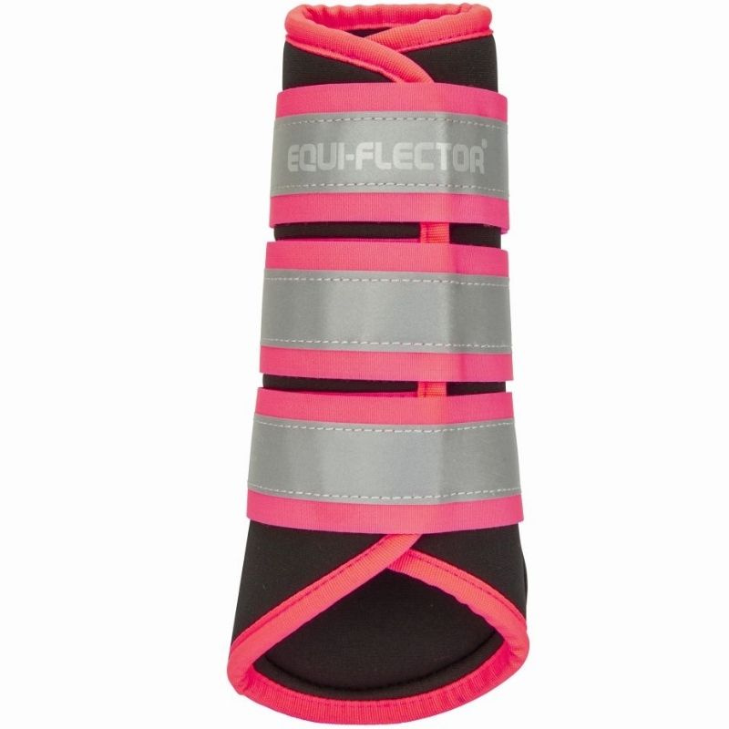 Beenbeschermers Equi-Flector Zwart/Roze