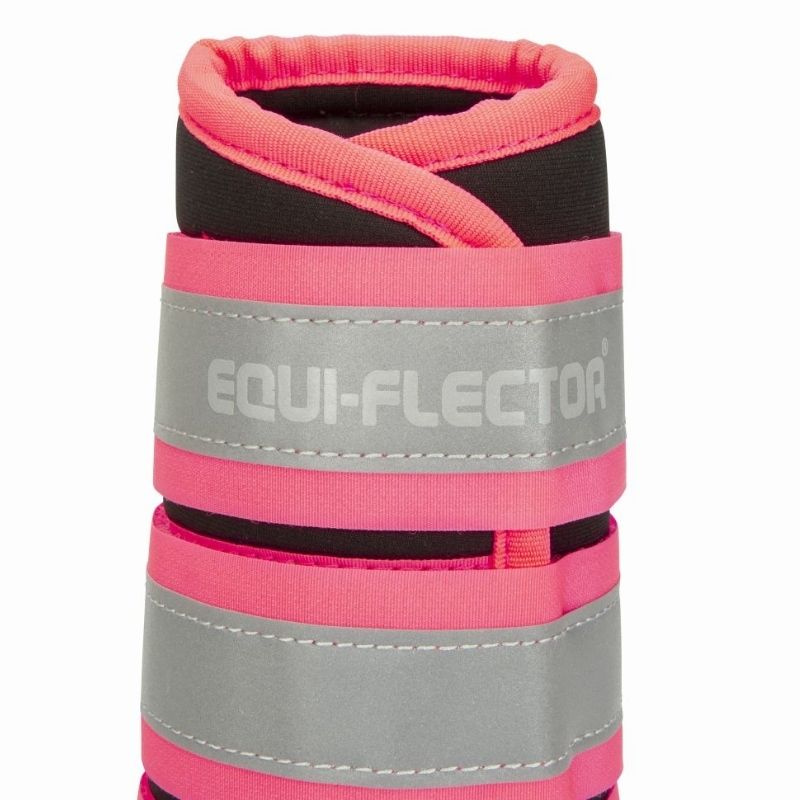 Beenbeschermers Equi-Flector Zwart/Roze