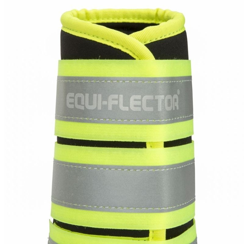 Beenbeschermers Equi-Flector Zwart/Geel