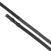 Rubber/Lederen Teugels Gara Dressage Zwart Rubber/Lederen Teugels Gara Dressage Zwart