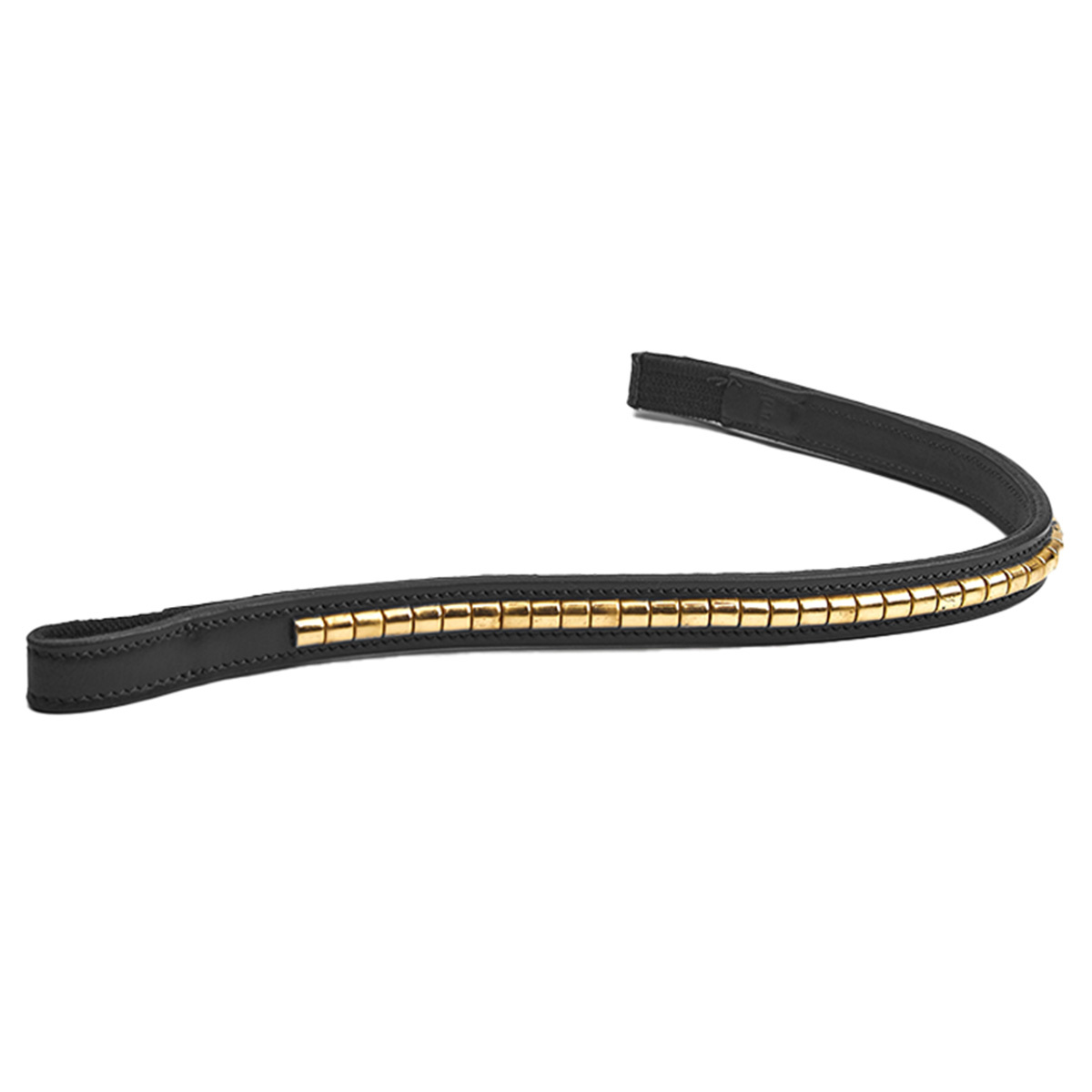 Hoofdband Klinker Zwart/Messing