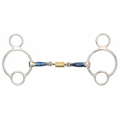 Dubbelgebroken bit met rollen Blue Sweet Iron Universal Dubbelgebroken bit met rollen Blue Sweet Iron Universal