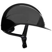 Paardrijcap Alina Ellipse Glossy Zwart/Pistoolmetaal Paardrijcap Alina Ellipse Glossy Zwart/Pistoolmetaal