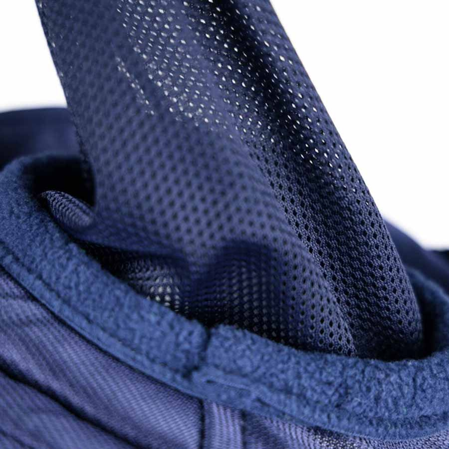 Vliegenmasker Fine Mesh with Ears & Nose Fringe Marineblauw