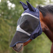 Vliegenmasker Fine Mesh with Ears & Nose Marineblauw Vliegenmasker Fine Mesh with Ears & Nose Marineblauw