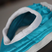 Vliegenmasker zonder Oren met Neus Fine Mesh Teal Vliegenmasker zonder Oren met Neus Fine Mesh Teal