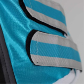 Vliegenmasker zonder Oren met Neus Fine Mesh Teal Vliegenmasker zonder Oren met Neus Fine Mesh Teal