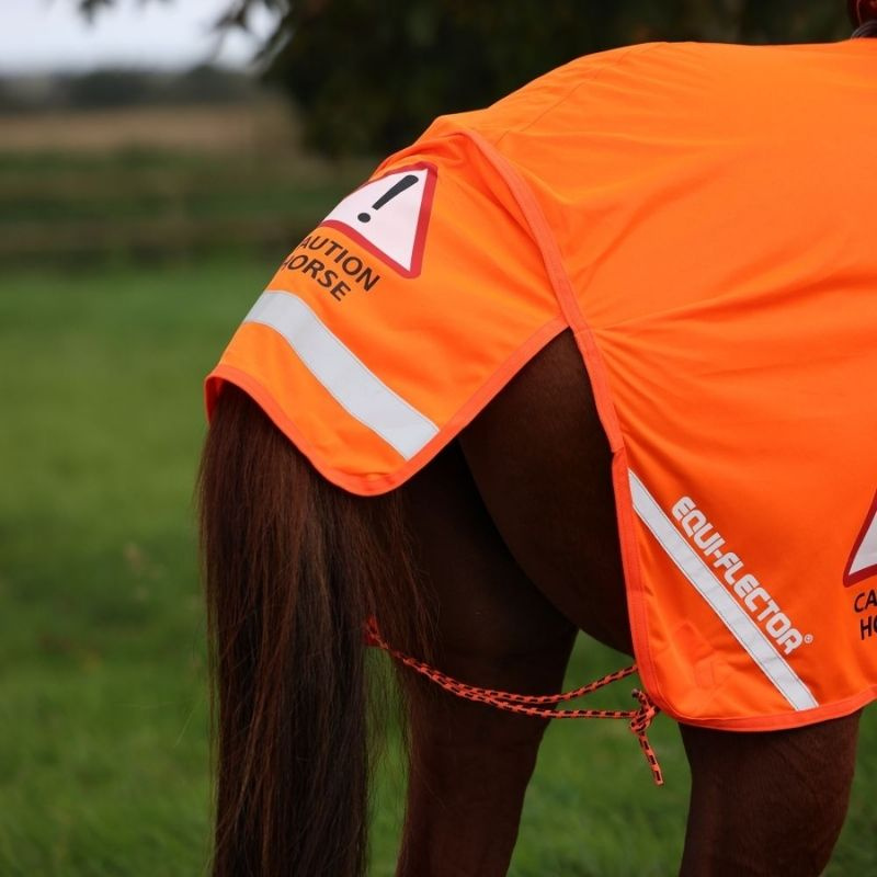 Uitrijdeken Mesh Reflective Oranje