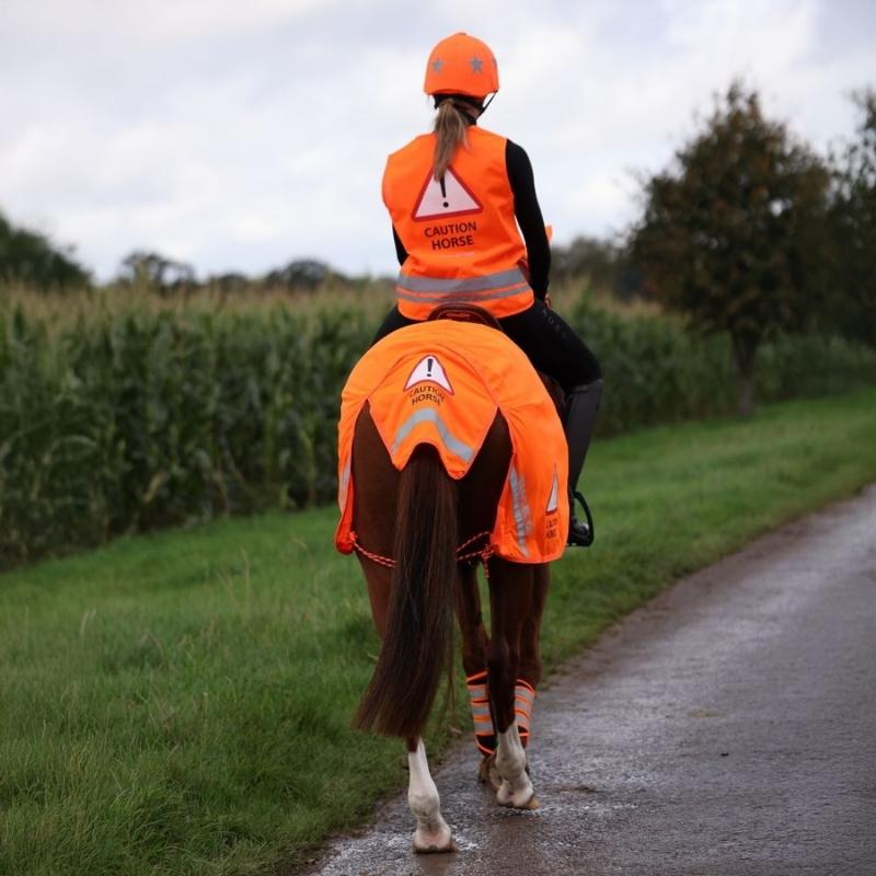 Uitrijdeken Mesh Reflective Oranje
