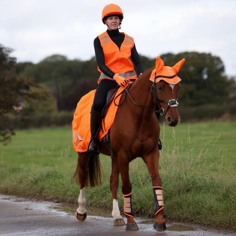 Uitrijdeken Mesh Reflective Oranje