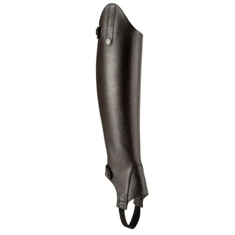 Short Chaps Leather Bruin