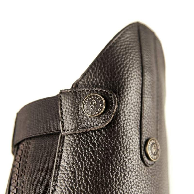 Short Chaps Leather Bruin