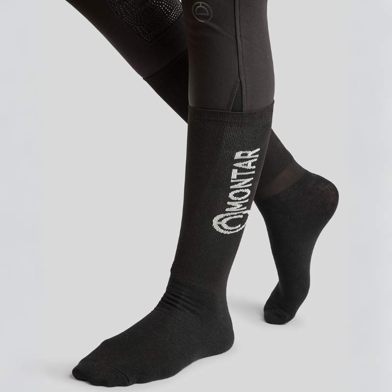 Rijsokken Nylon 3-pack Zwart