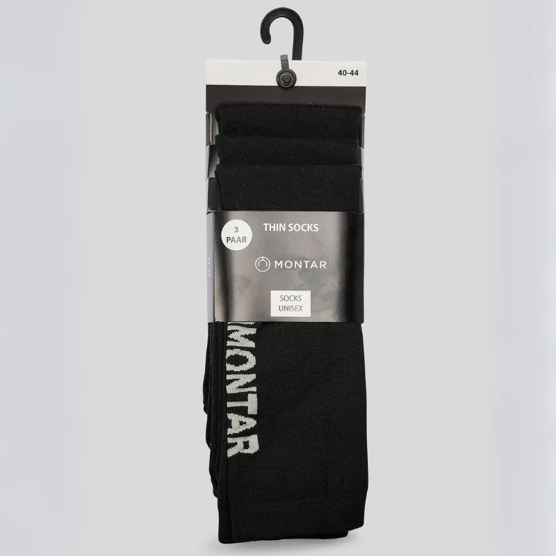 Rijsokken Nylon 3-pack Zwart